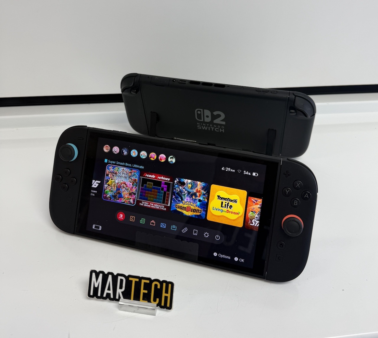 Nintendo Switch console being repaired at MarTech in Kennesaw, GA